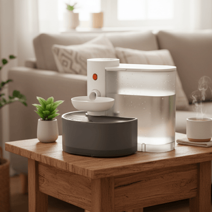 Rechargeable Pet Water Fountain – Quiet, Filtered & Hygienic