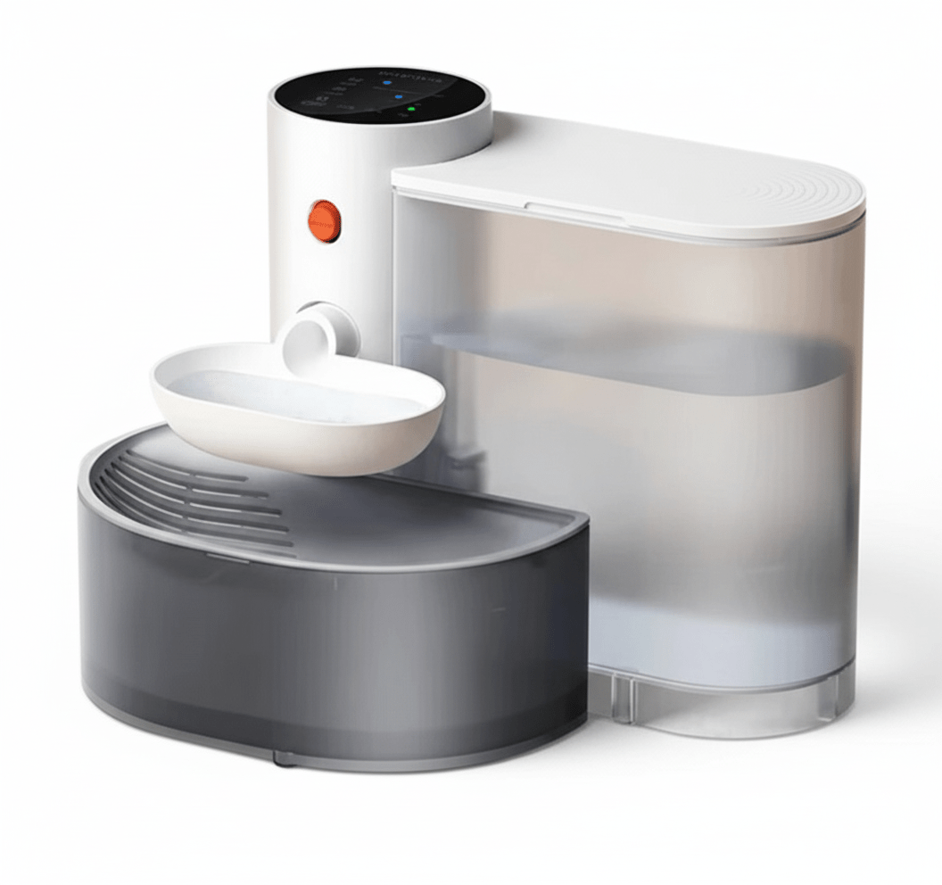 Rechargeable Pet Water Fountain – Quiet, Filtered & Hygienic