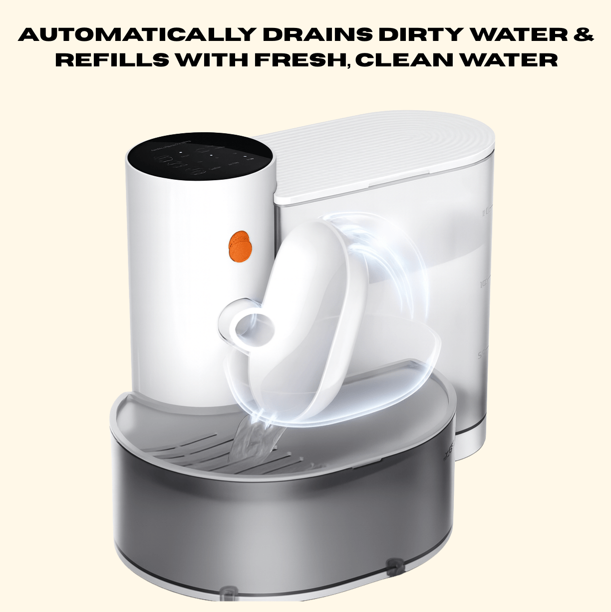 Rechargeable Pet Water Fountain – Quiet, Filtered & Hygienic