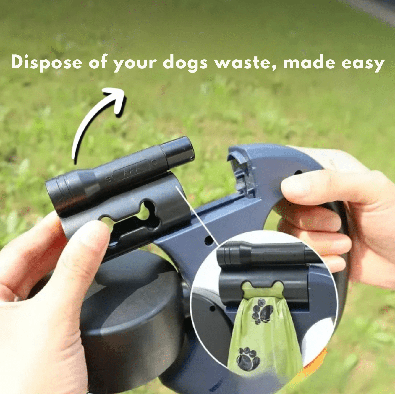 Dual Dog Leash with 360° Swivel & LED – Walk Two Dogs Tangle-Free